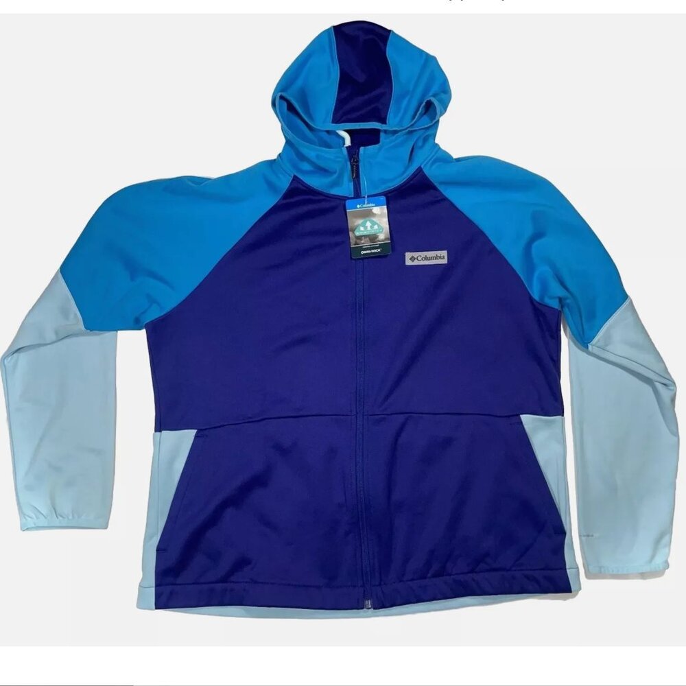 Columbia Women’s Sweater Full zip Blue XXL